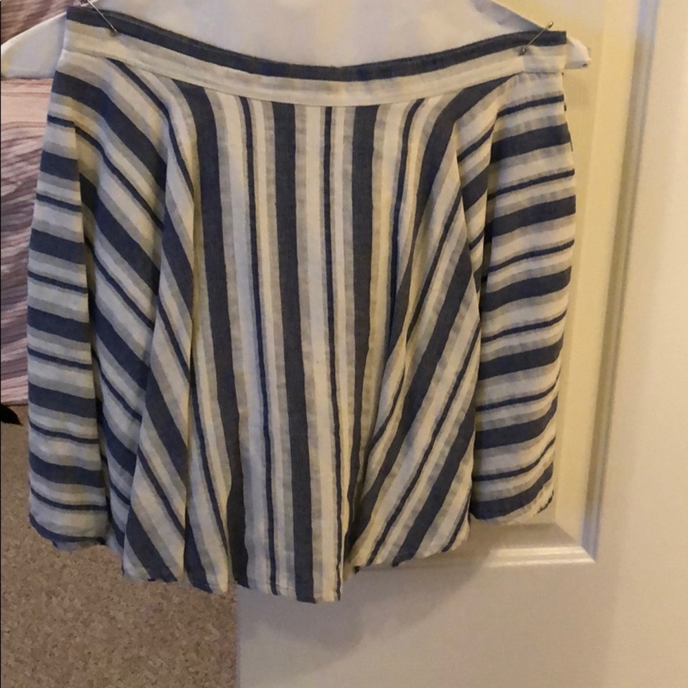 Striped Skater Skirt